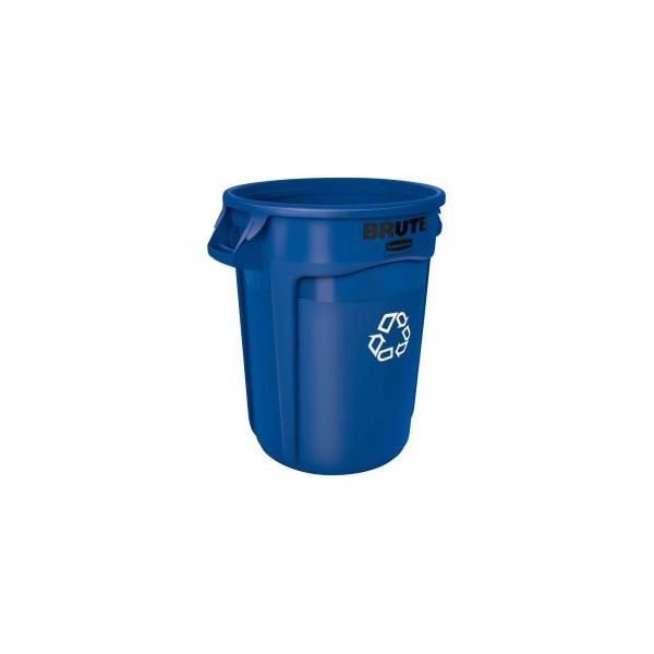 Rubbermaid Commercial Rubbermaid® Recycling Can, 20 Gallon, Blue FG262073BLUE